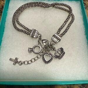 Silver Charm Bracelet- Premier Jewelry